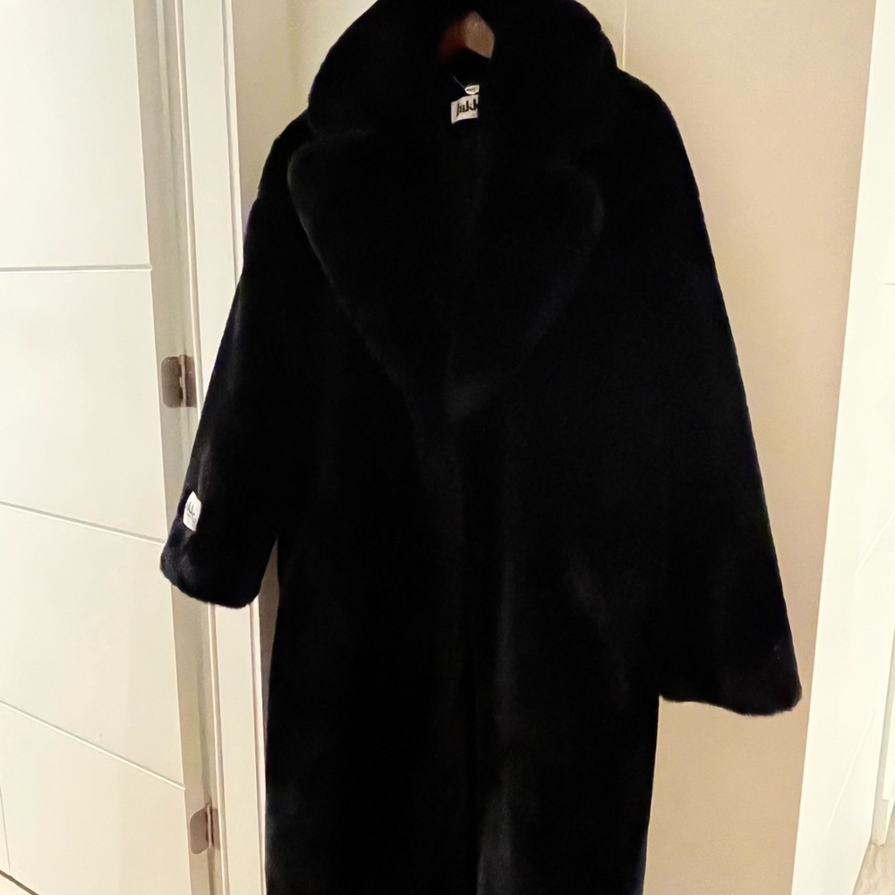 Long faux fur jacket JAKKE